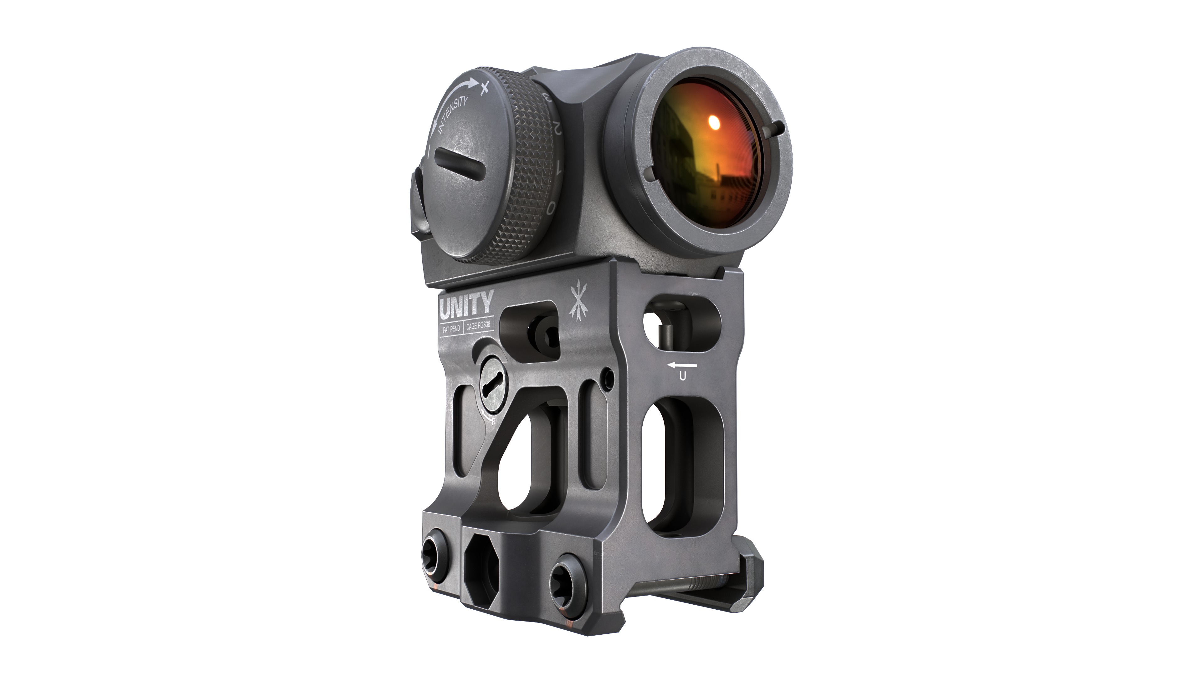 Aimpoint Micro T2 Red Dot Sight Low-poly 3D model_38