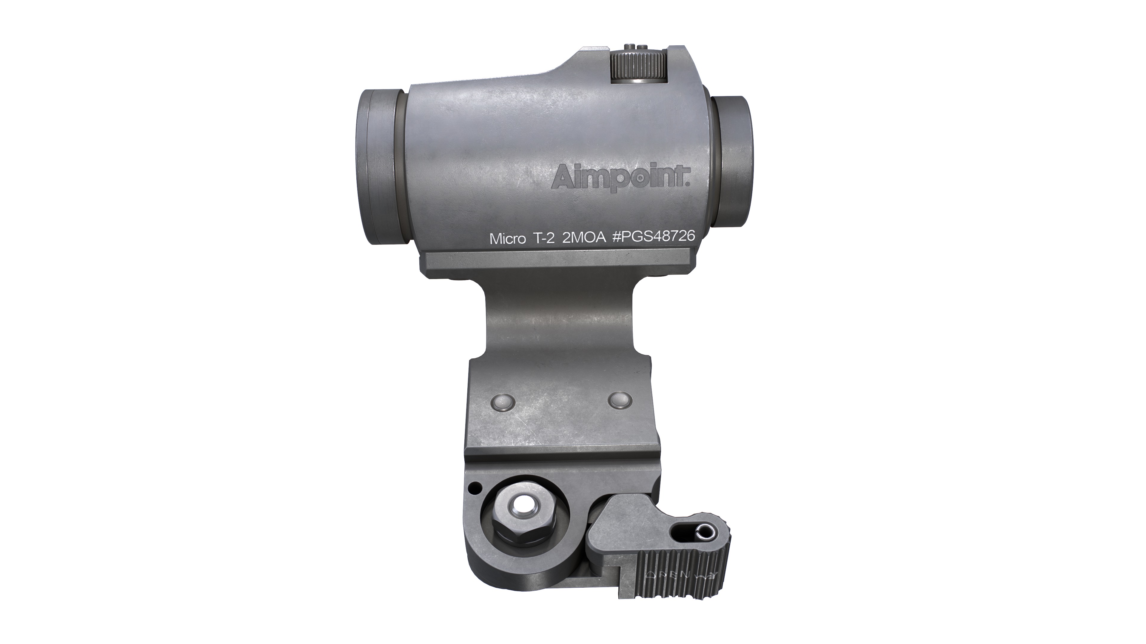 Aimpoint Micro T2 Red Dot Sight Low-poly 3D model_11