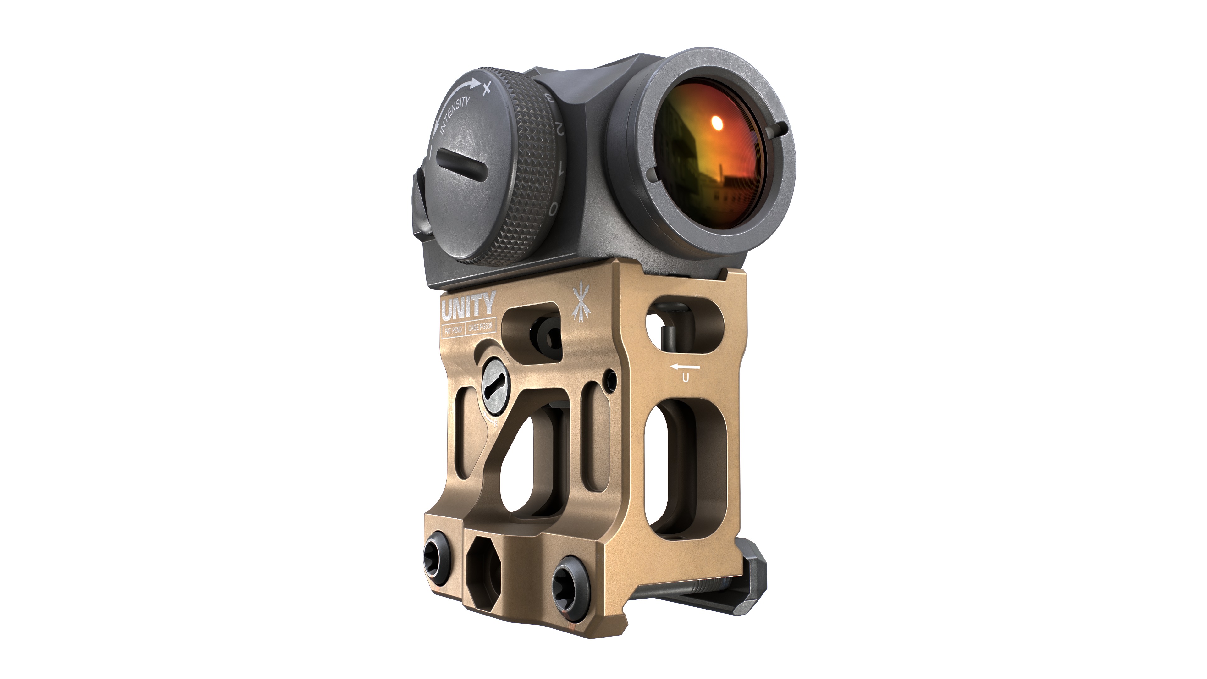 Aimpoint Micro T2 Red Dot Sight Low-poly 3D model_39
