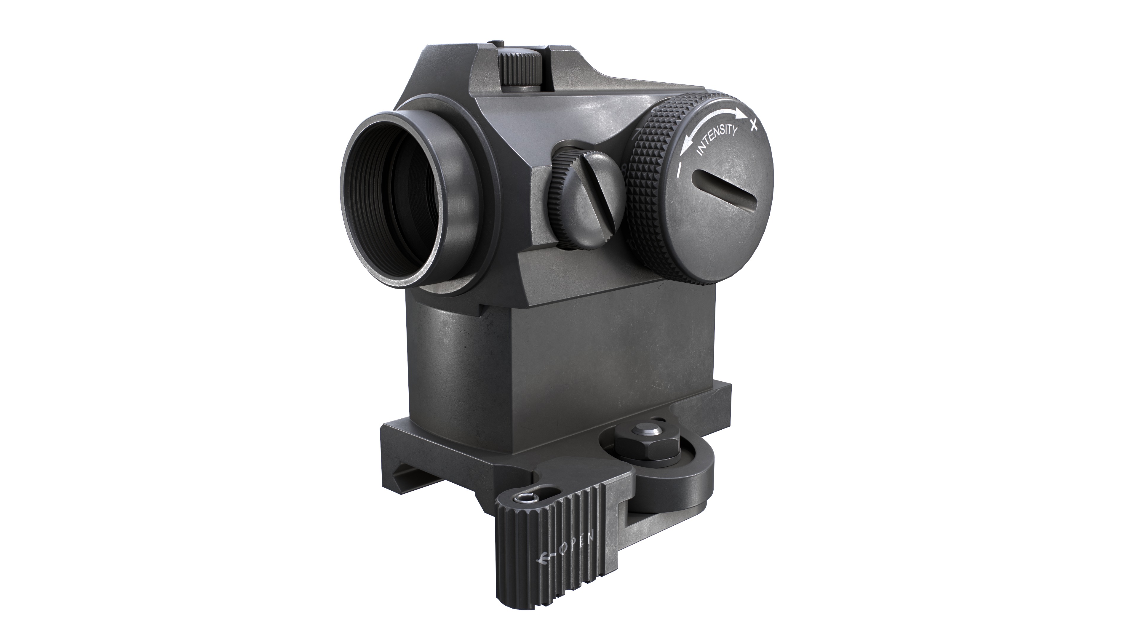 Aimpoint Micro T2 Red Dot Sight Low-poly 3D model_22