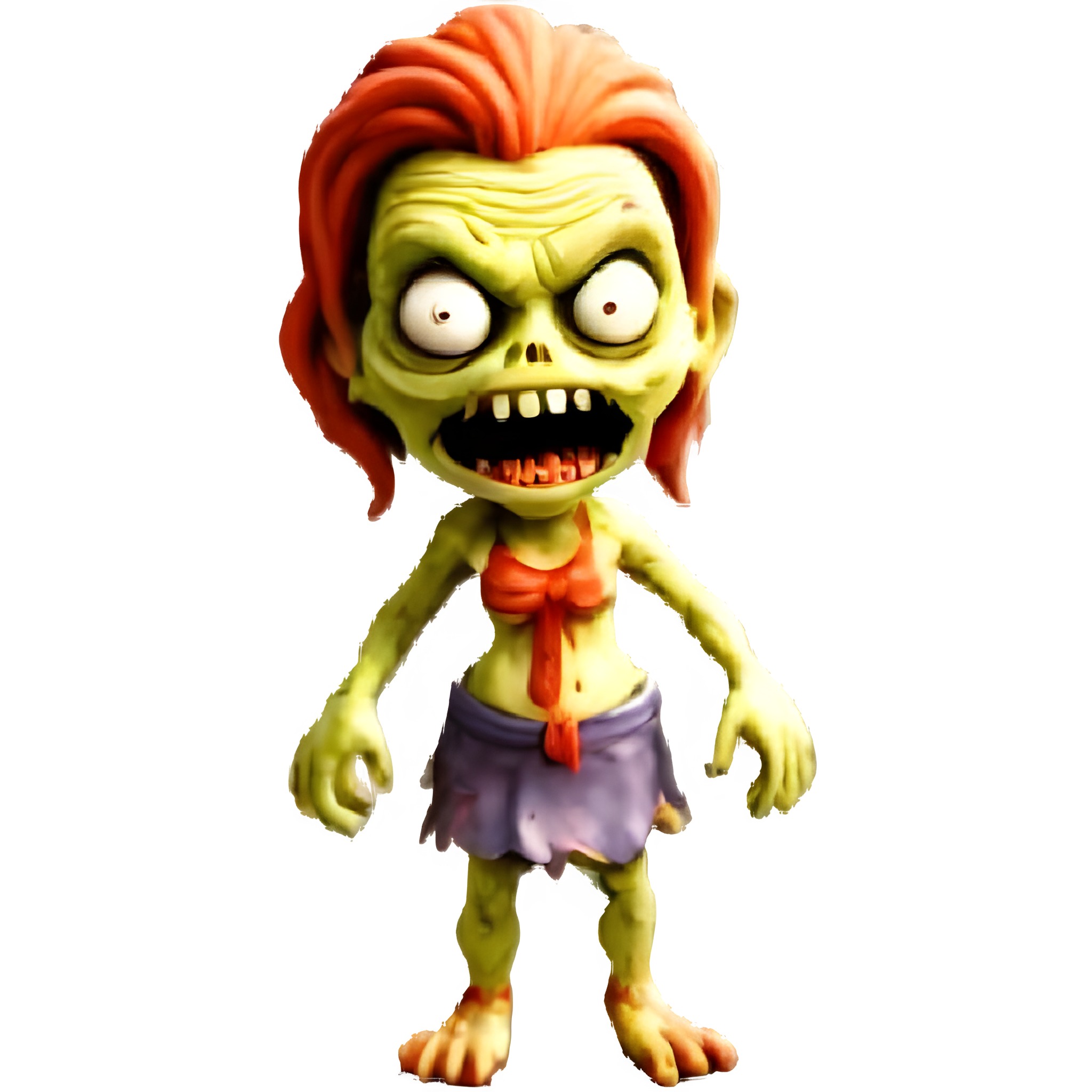 Zombie Trio - Creepy Companions 3D print model_3