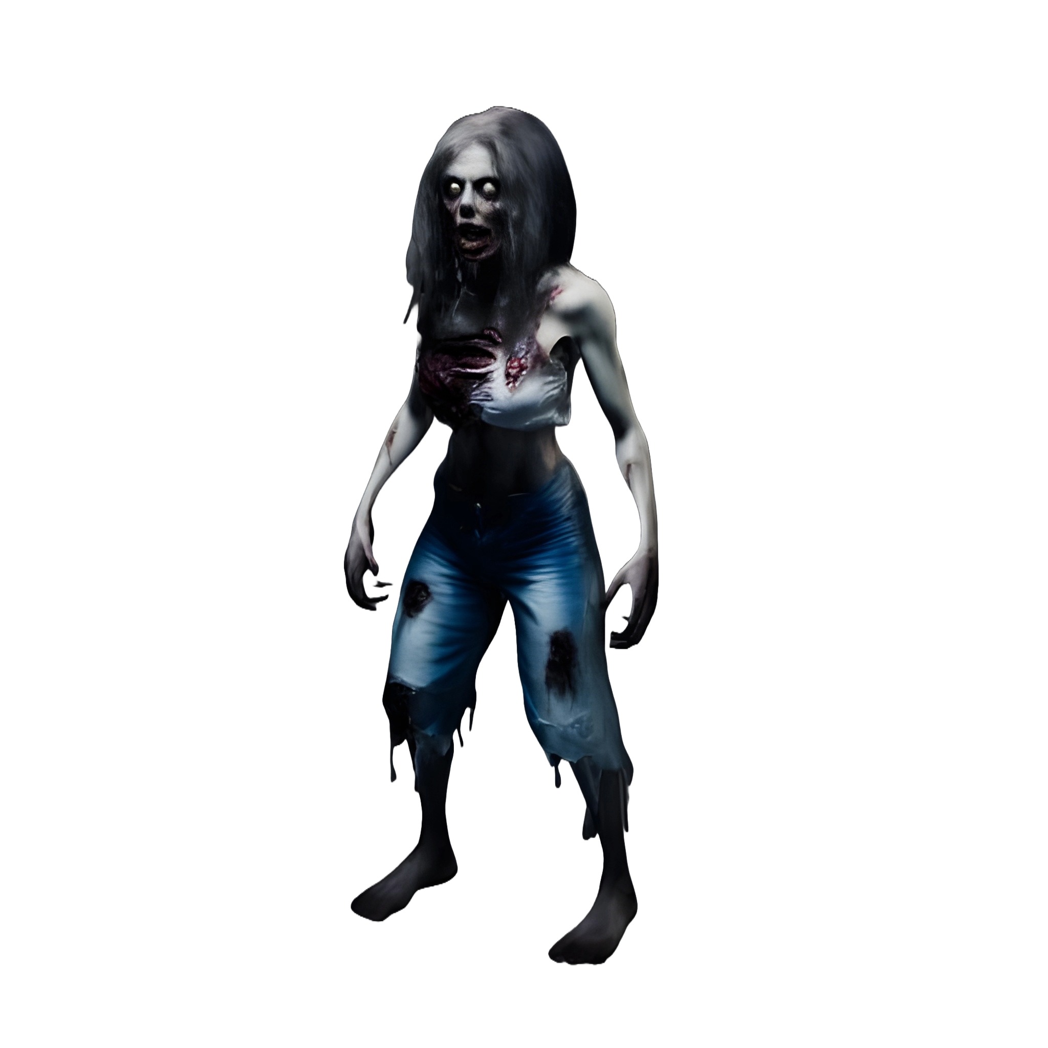 Zombie Trio - Creepy Companions 3D print model_2