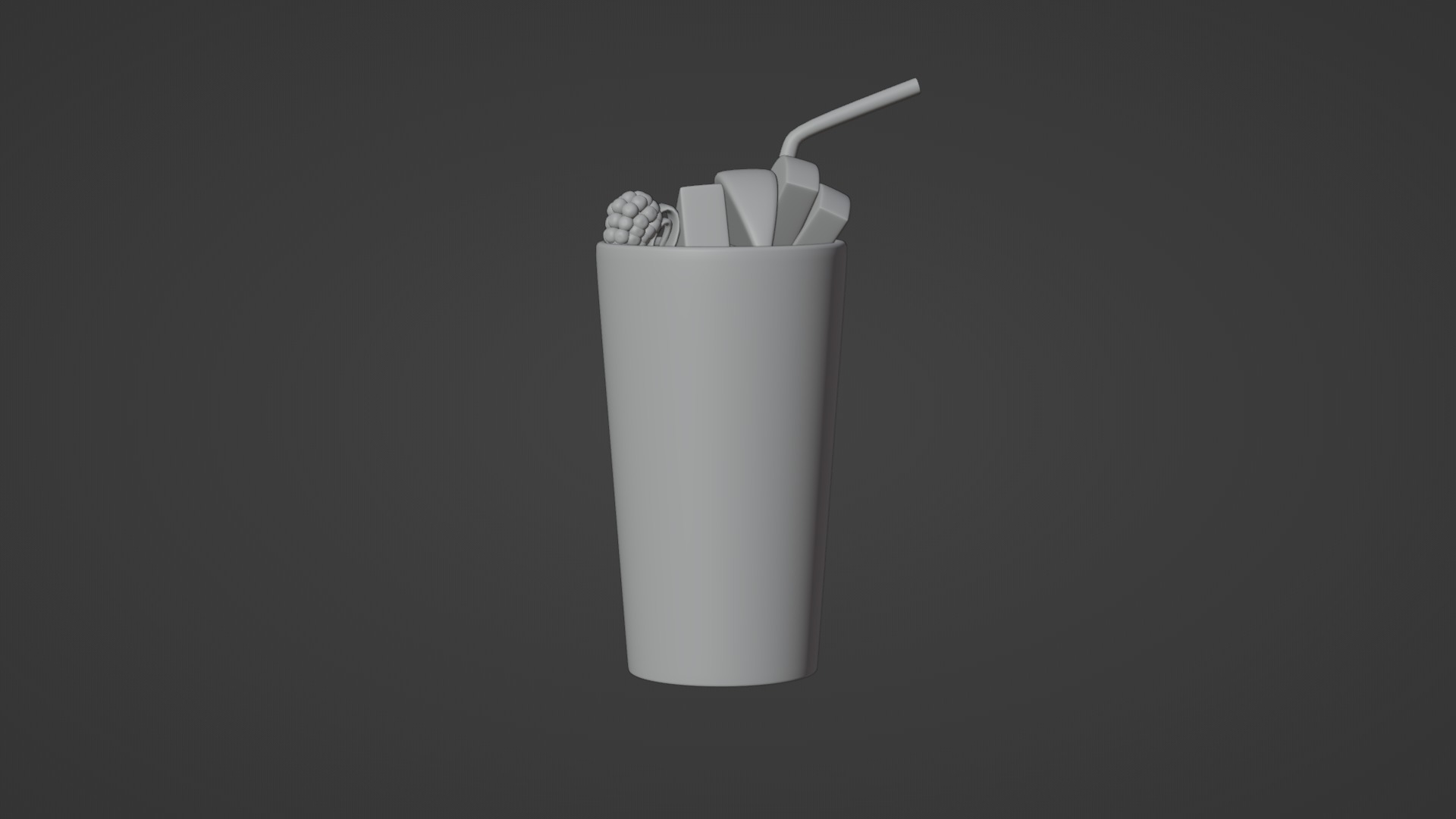 3D Glass Juice With Rig 3D model_10