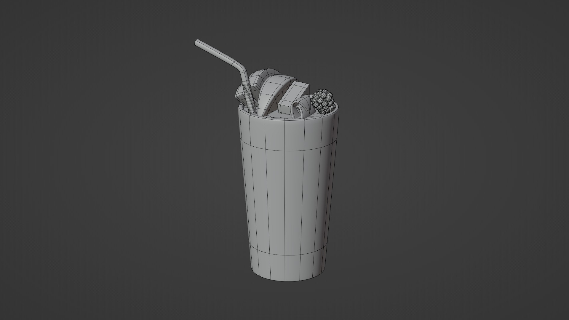 3D Glass Juice With Rig 3D model_11