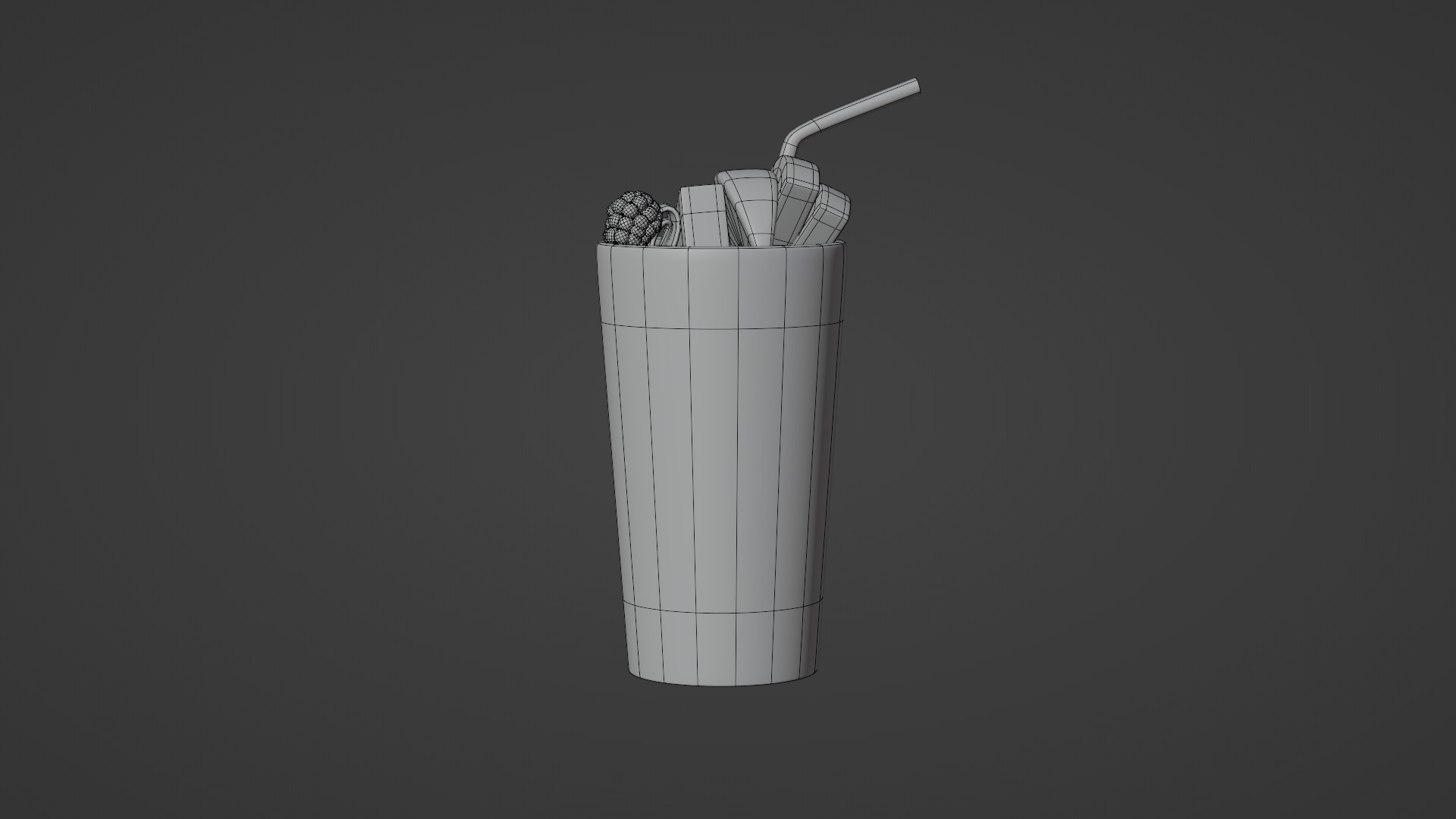 3D Glass Juice With Rig 3D model_15