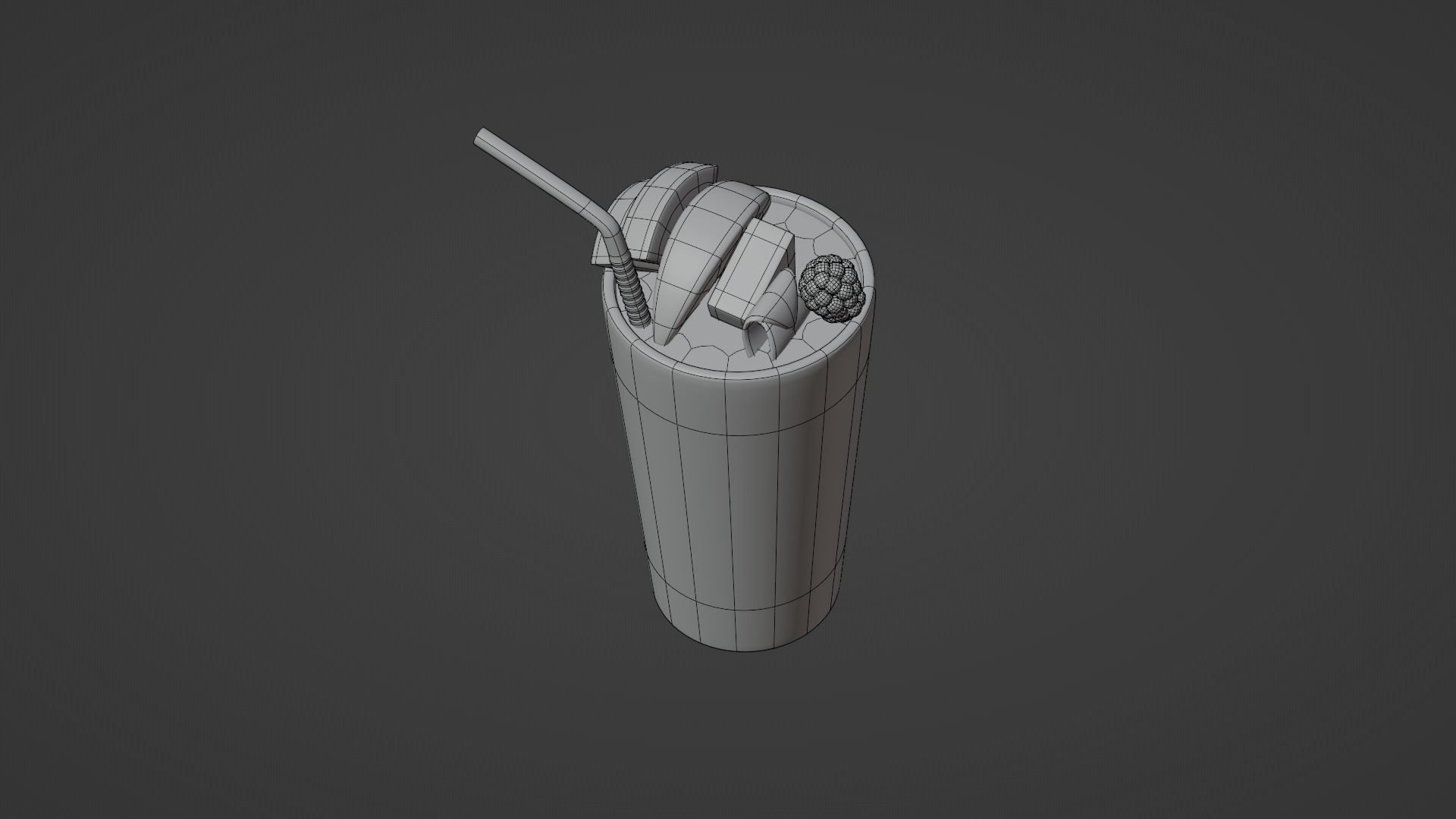 3D Glass Juice With Rig 3D model_12