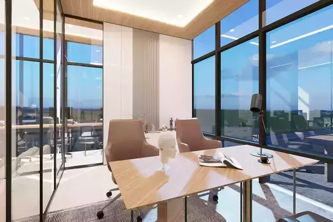 Sketchup Office Room Interior Model  3D model
