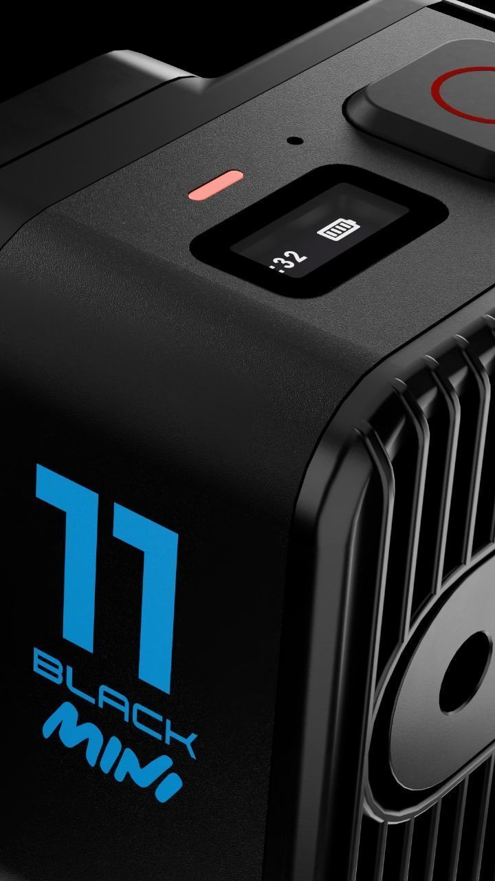 GOPRO HERO11 Black Mini with 4k texture Animated 3D model_2