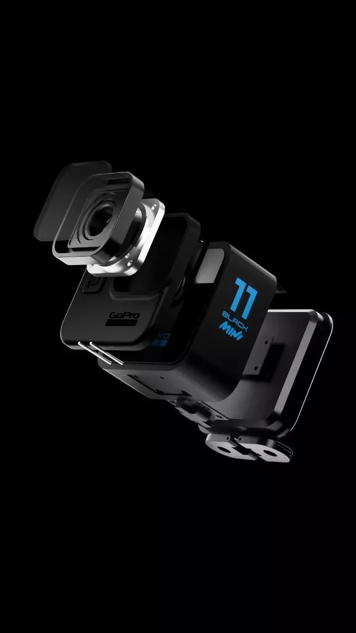 GOPRO HERO11 Black Mini with 4k texture Animated 3D model_0