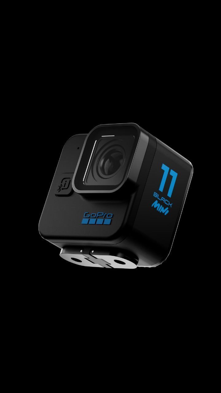 GOPRO HERO11 Black Mini with 4k texture Animated 3D model_4