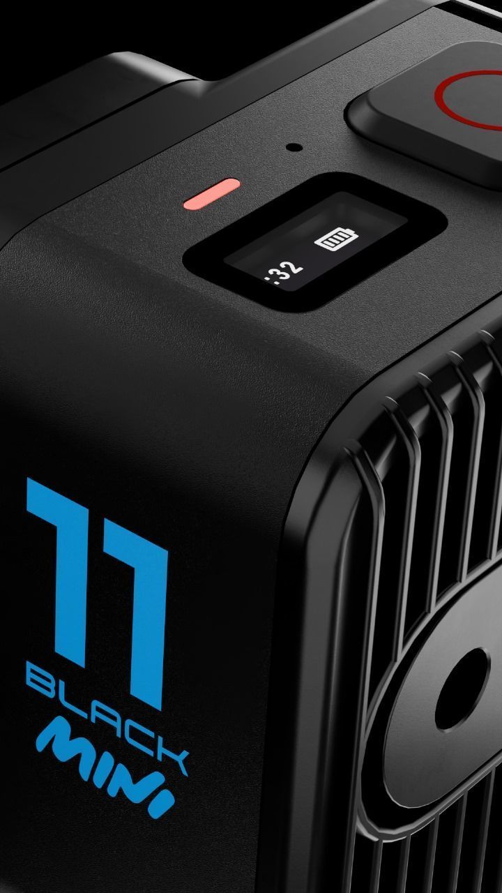 GOPRO HERO11 Black Mini with 4k texture Animated 3D model_6