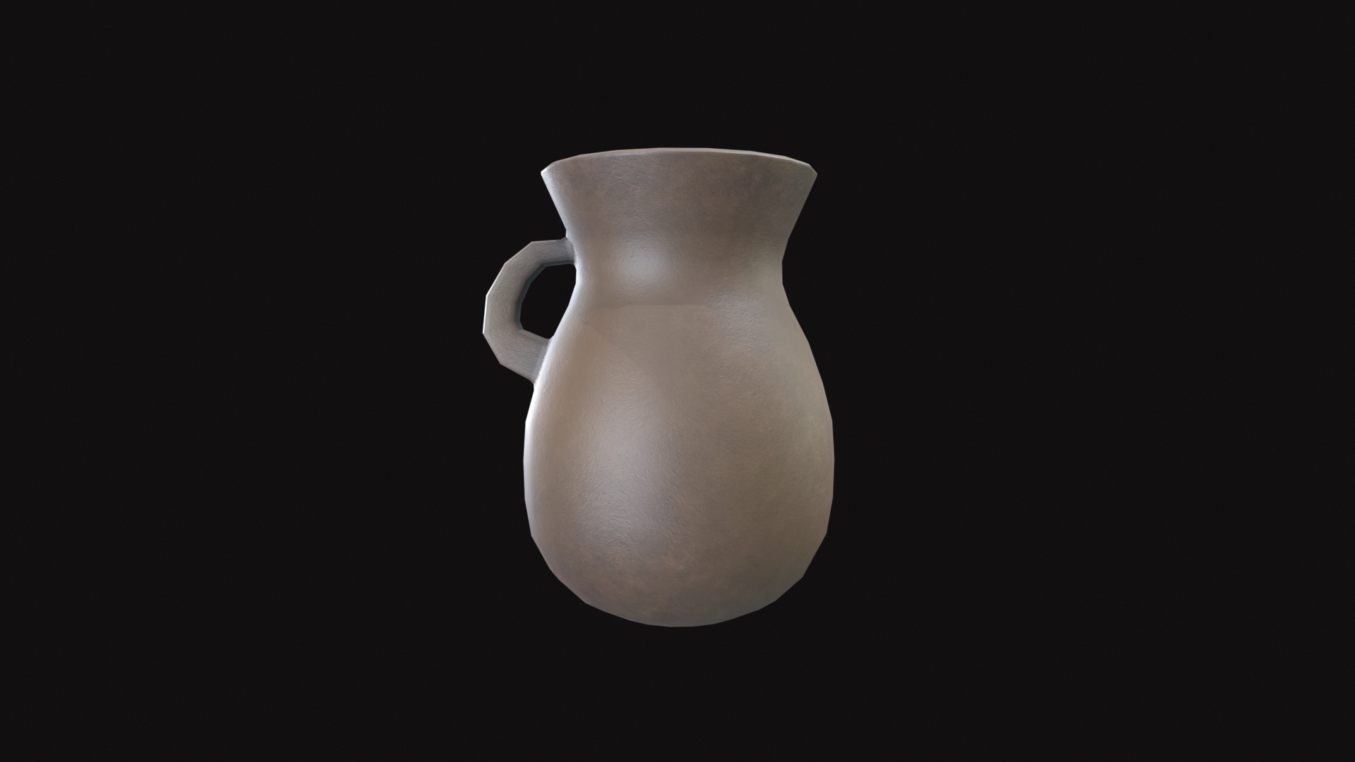 Vase V02 Low-poly 3D model_7