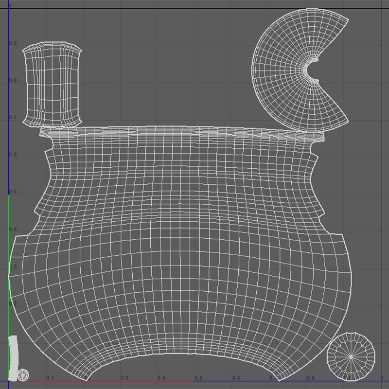 Vase V04 Low-poly 3D model_11