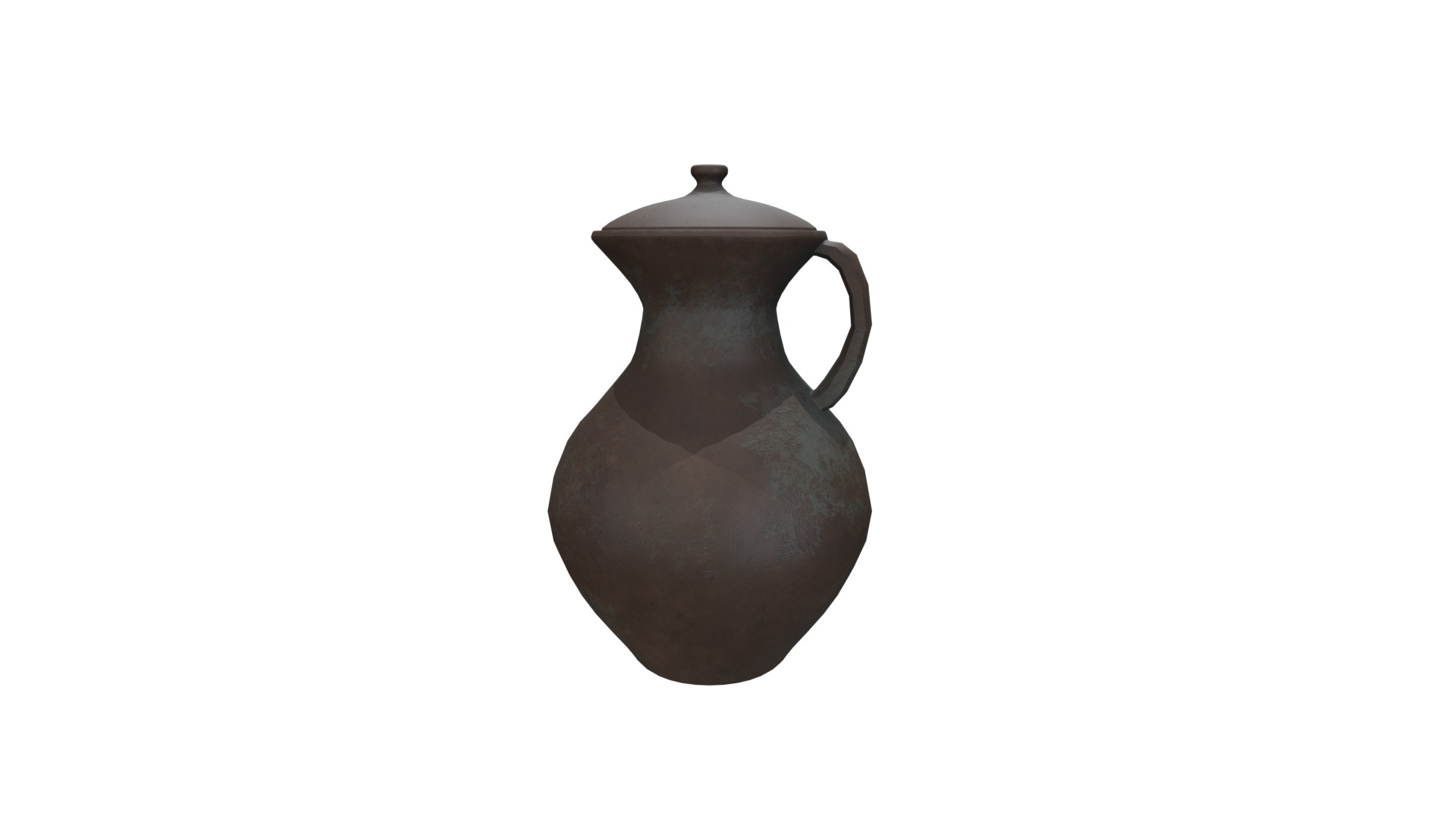 Vase V04 Low-poly 3D model_9