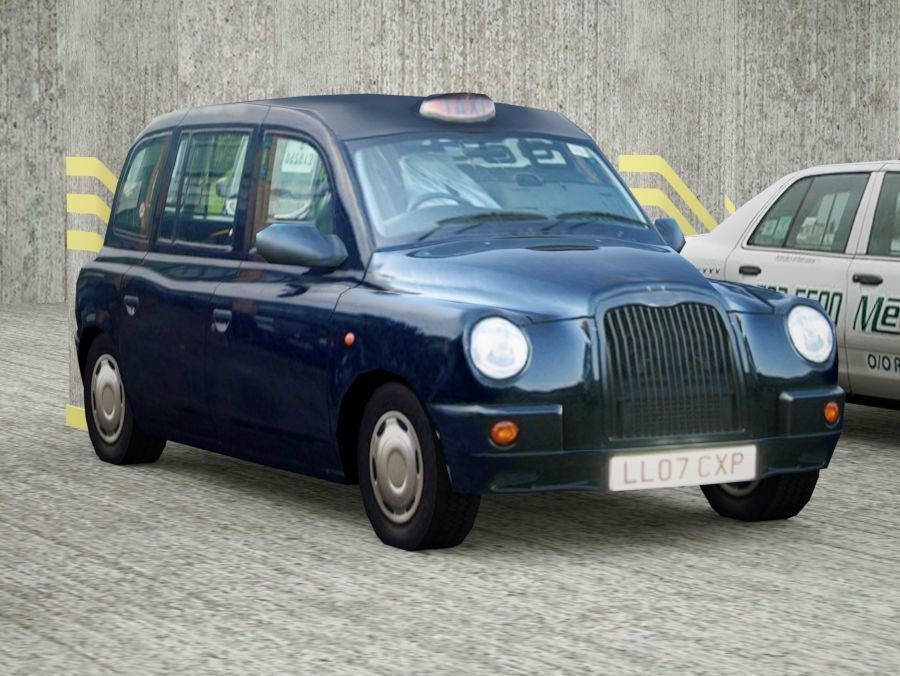 21 Low Poly social vehicles Low-poly 3D model_20