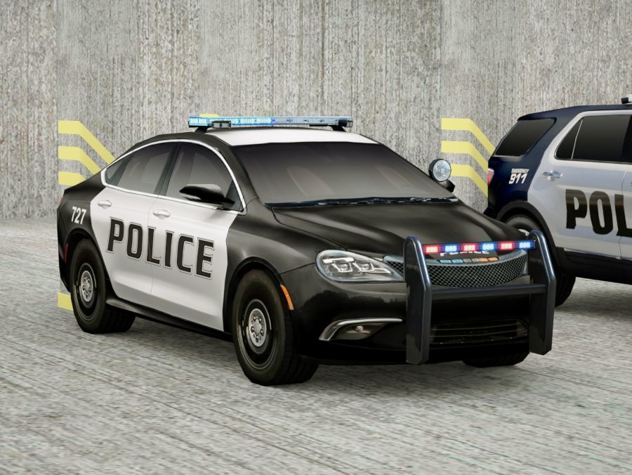 21 Low Poly social vehicles Low-poly 3D model_18