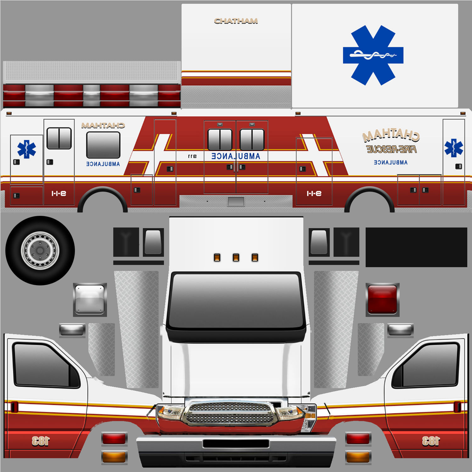 21 Low Poly social vehicles Low-poly 3D model_25