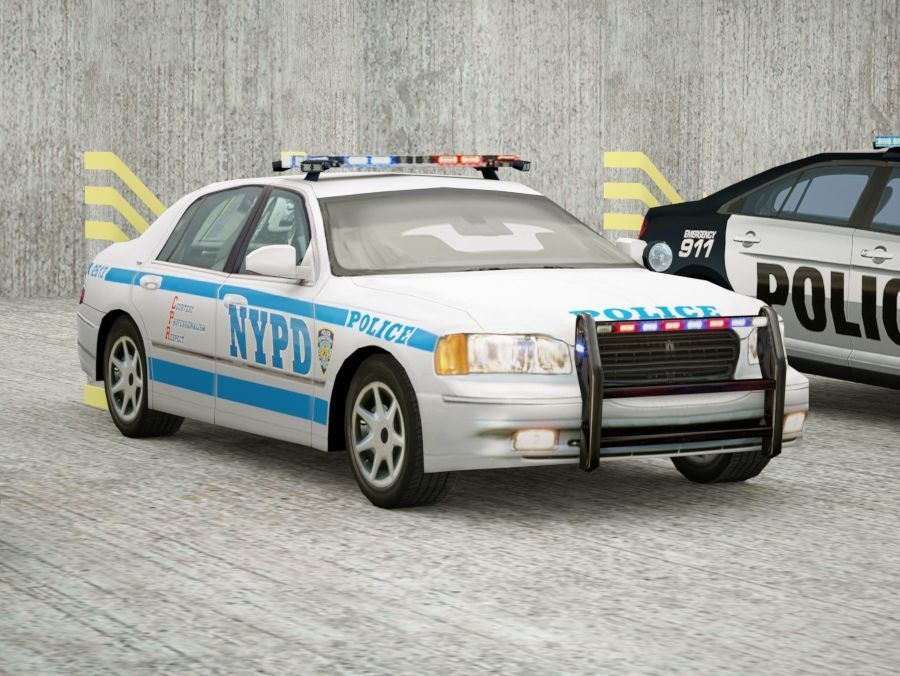 21 Low Poly social vehicles Low-poly 3D model_5