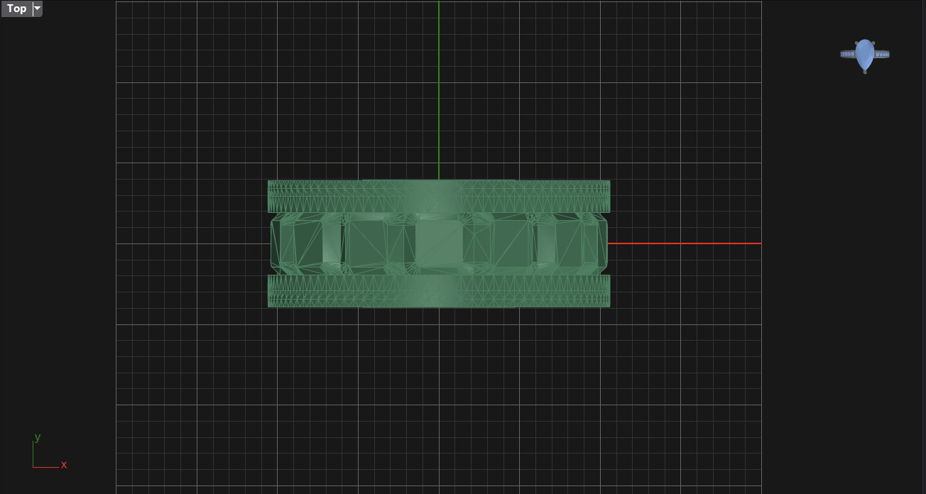 cube Ring N03 3D print model_6