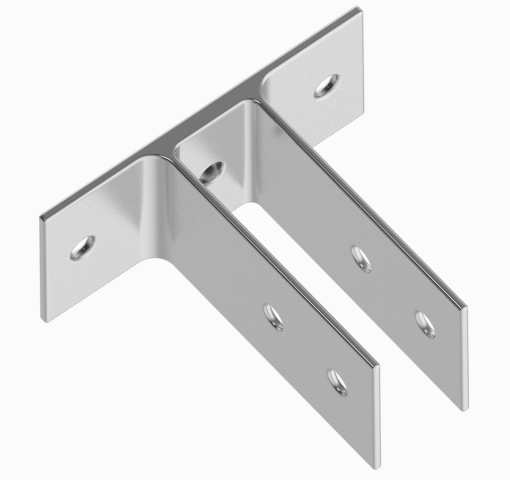 Double Ear Bracket 3D print model_1