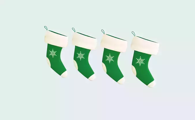 Cartoon Gift Christmas Stocking v008