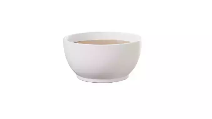 3D Bowl Of Cream 1 With Rig 3D model
