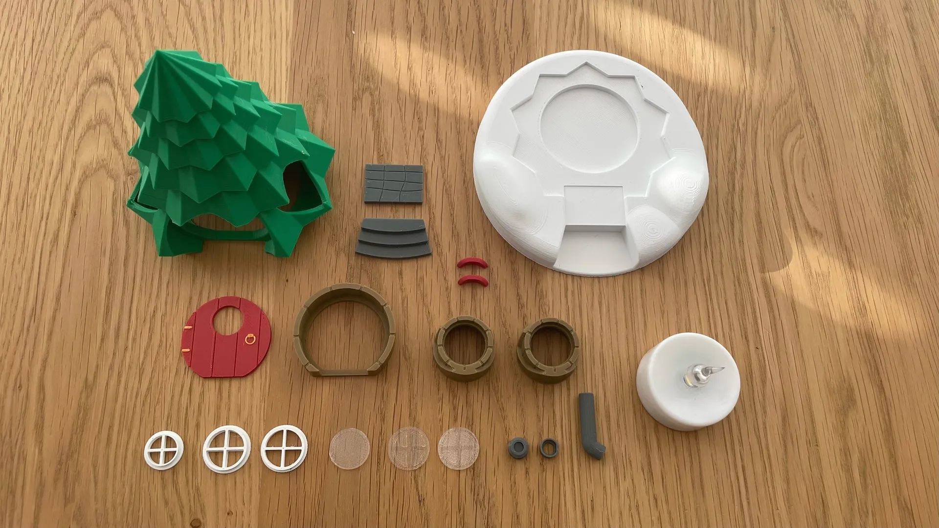 Xmas-Tree Fairy-House for Christmas Village 3D print model_4