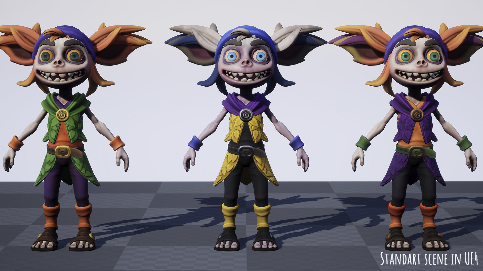 Stylized Forest Spirit 1 Low-poly 3D model_25