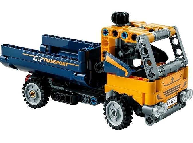 PixelBricks3D - LEGO Dump Truck  3D print model