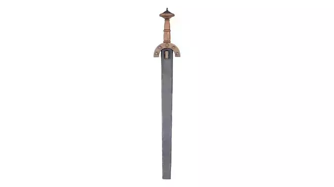 Bronze Sword Low-poly 3D model