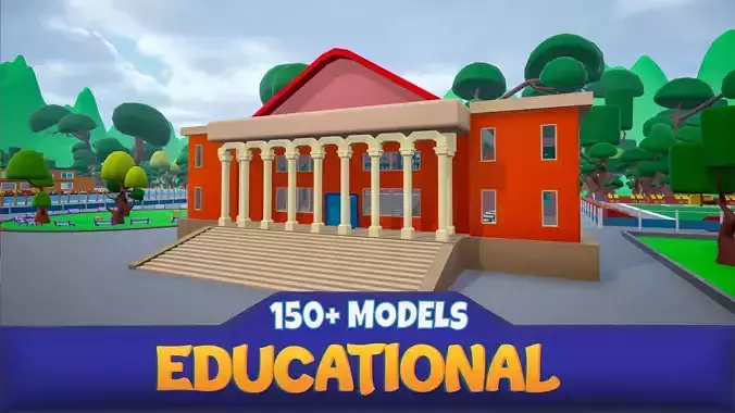 Educational Environment 3D model