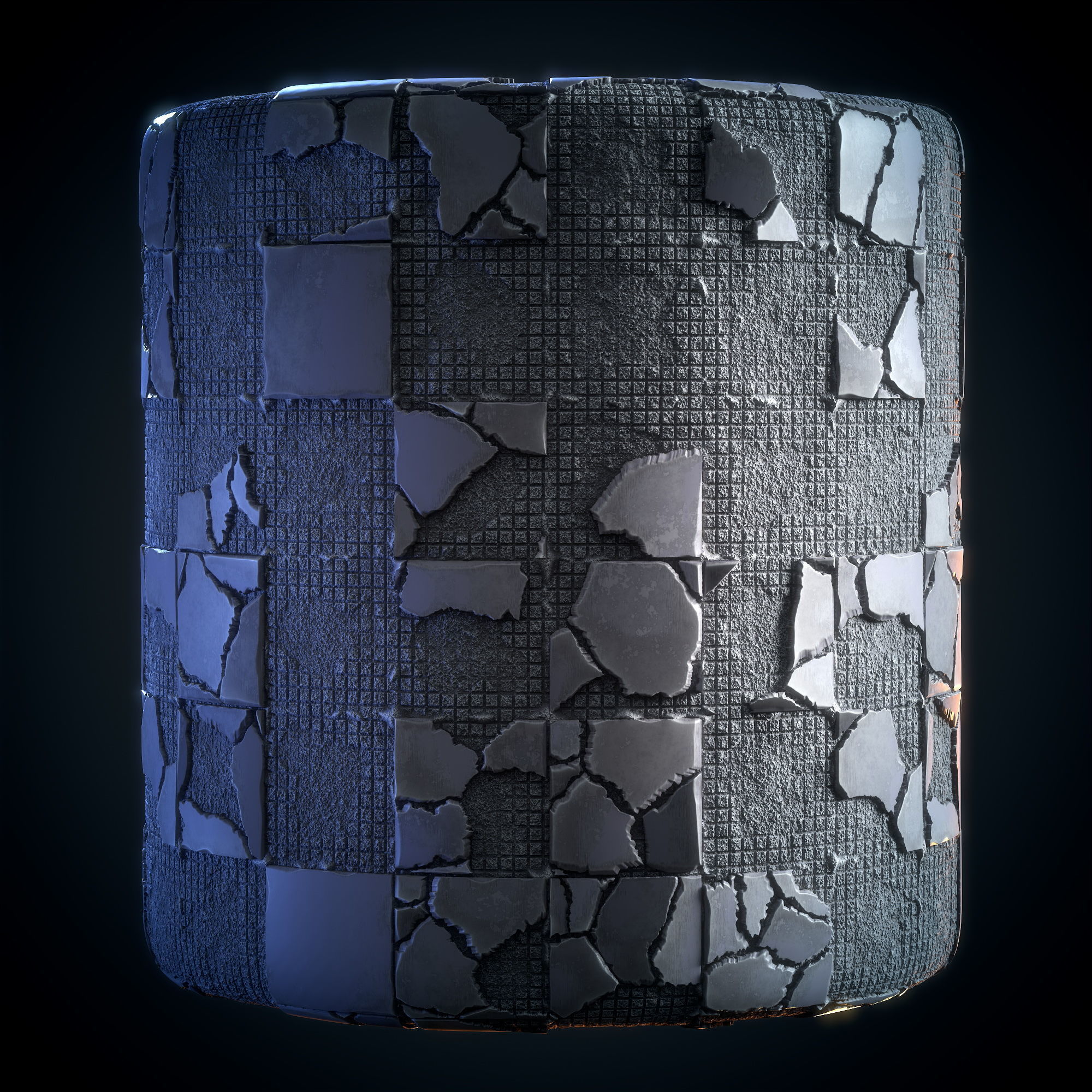 Tile Damage Stylized - VOL 03 - SBsar - Maps Texture_2
