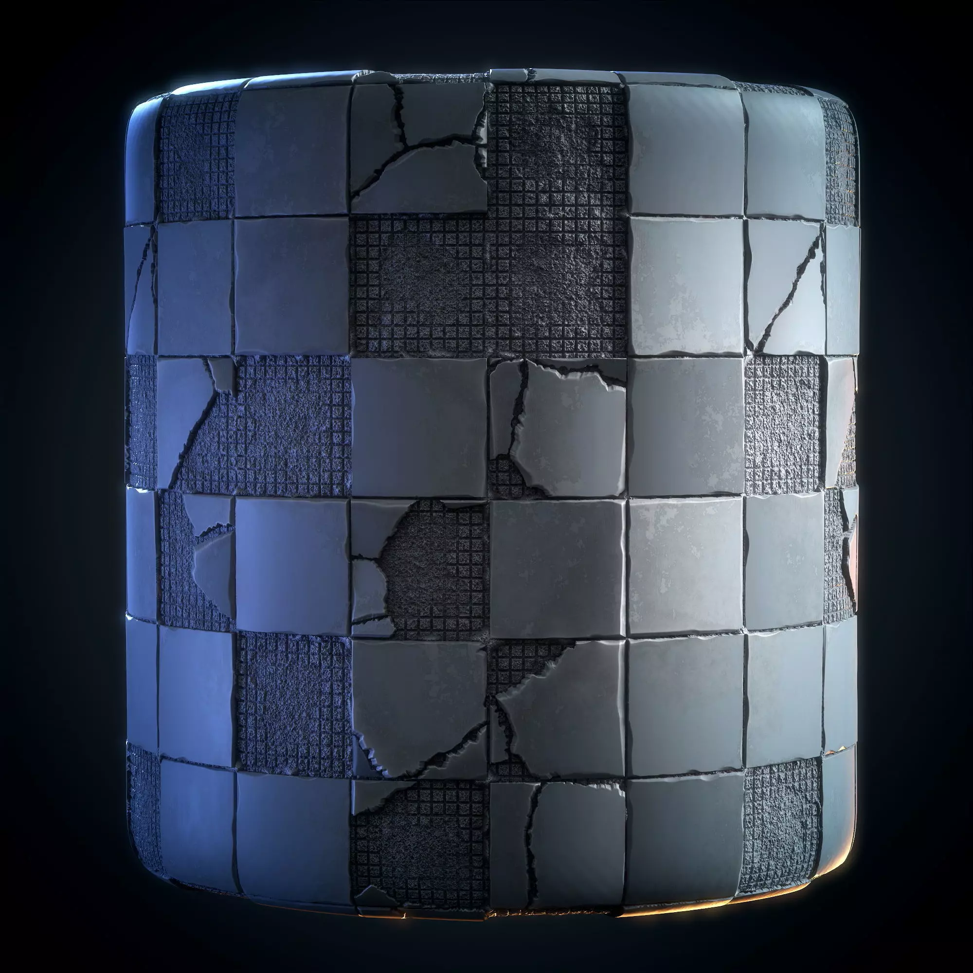 Tile Damage Stylized - VOL 03 - SBsar - Maps Texture_0