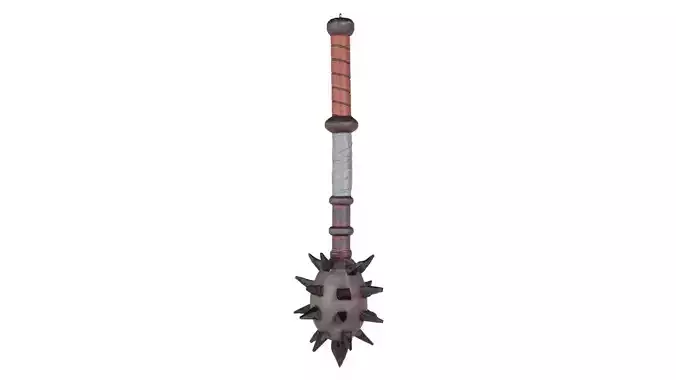 Spiky Club Low-poly 3D model