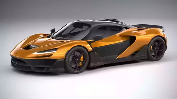 Mclaren W1 2025 3D model