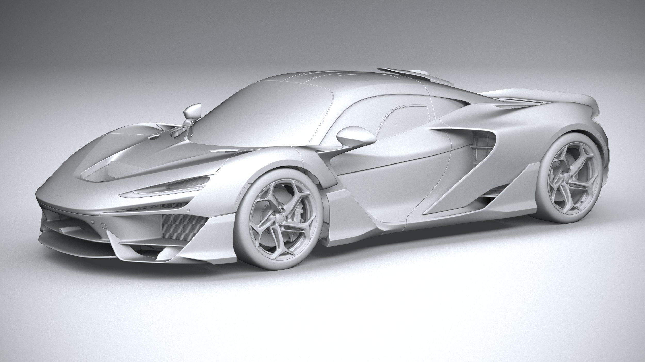 Mclaren W1 2025 3D model_19