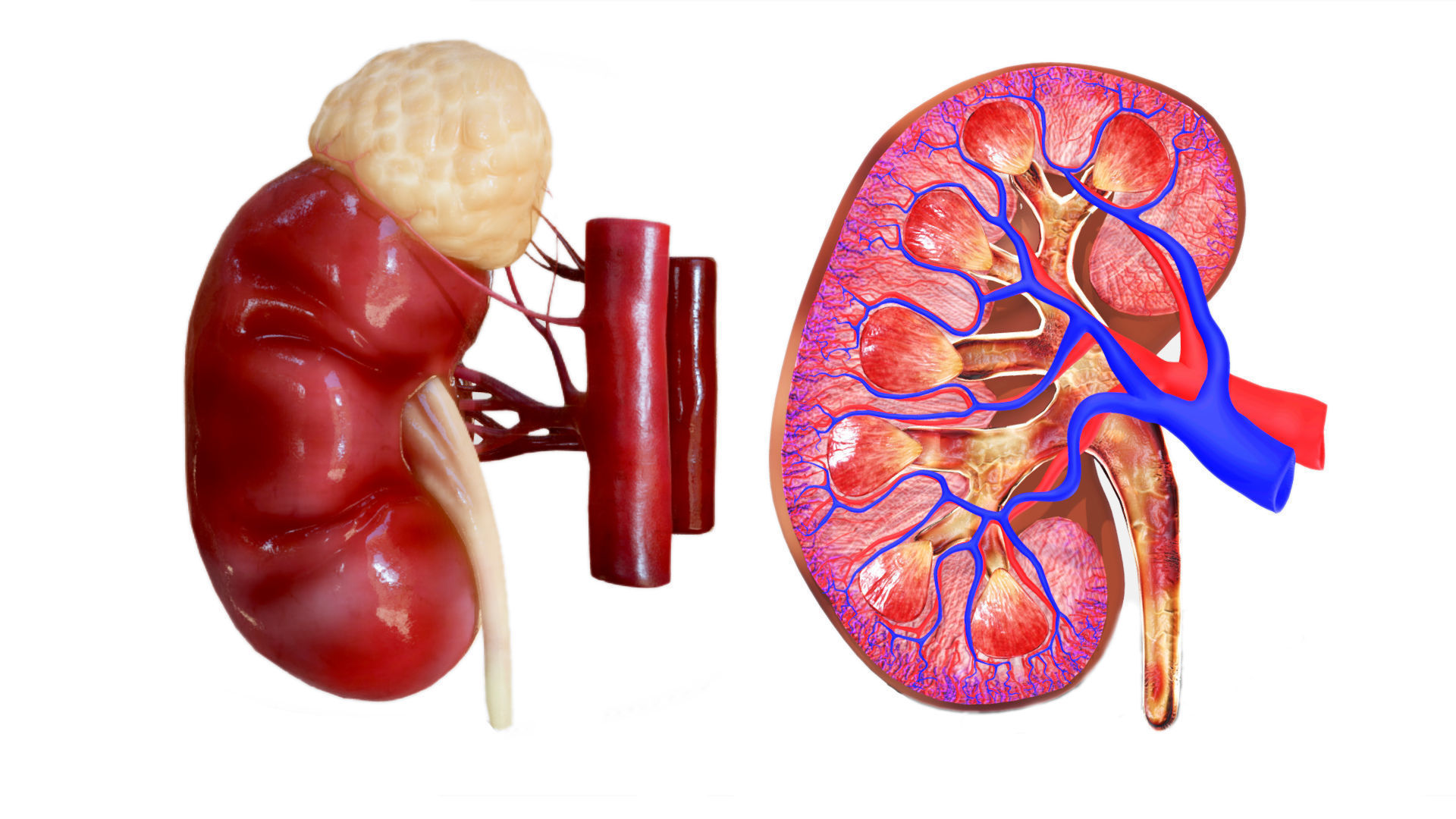 Kidney Low-poly 3D model_1
