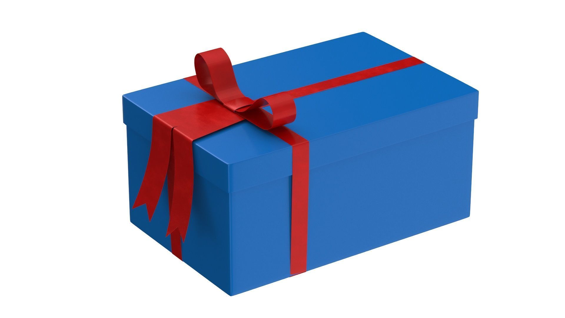 Gift box v1 3D model_2