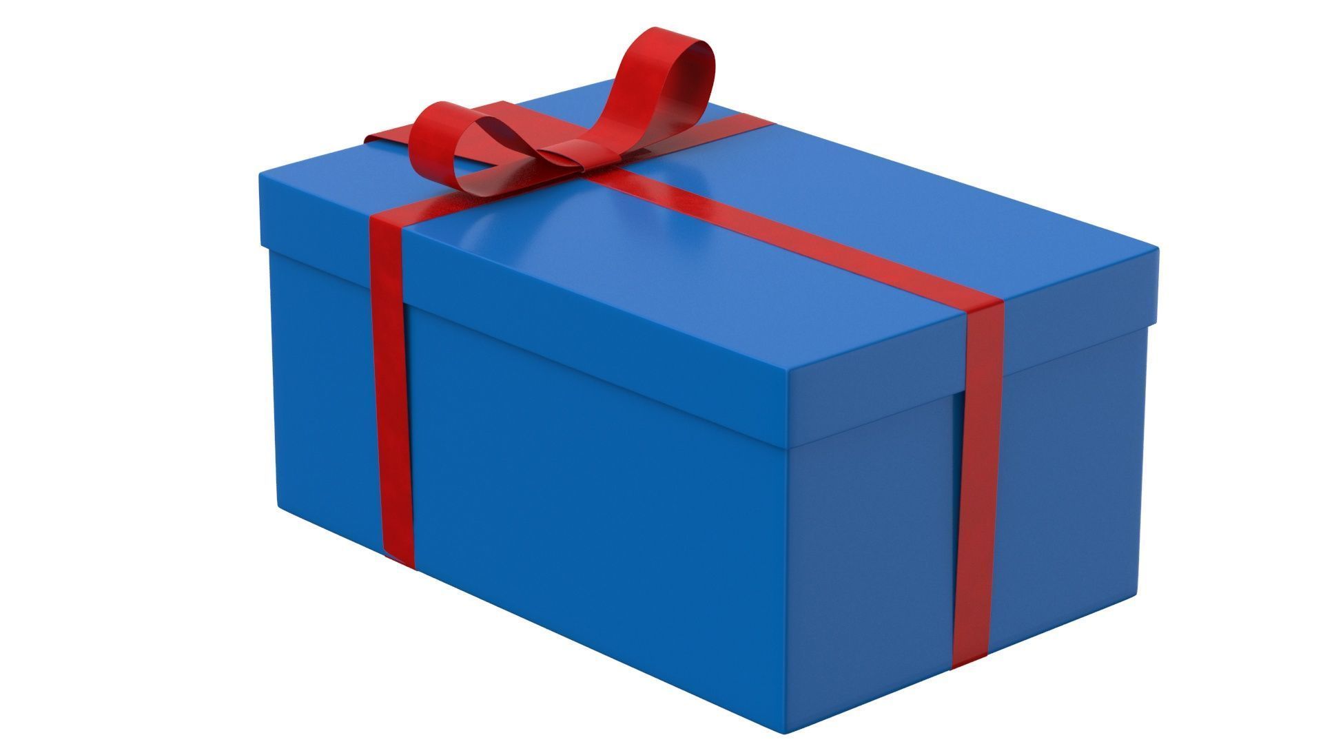Gift box v1 3D model_3