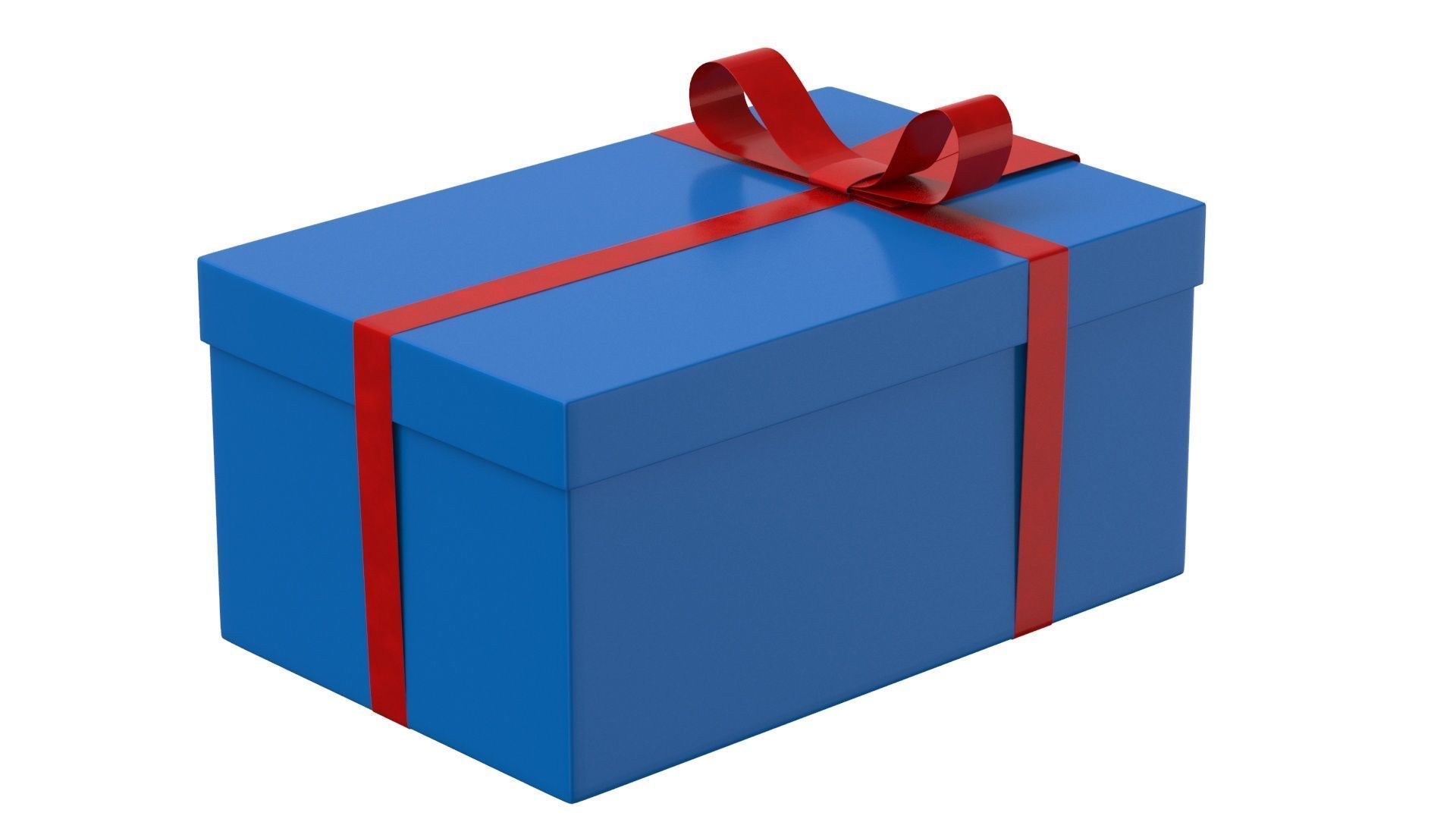 Gift box v1 3D model_4