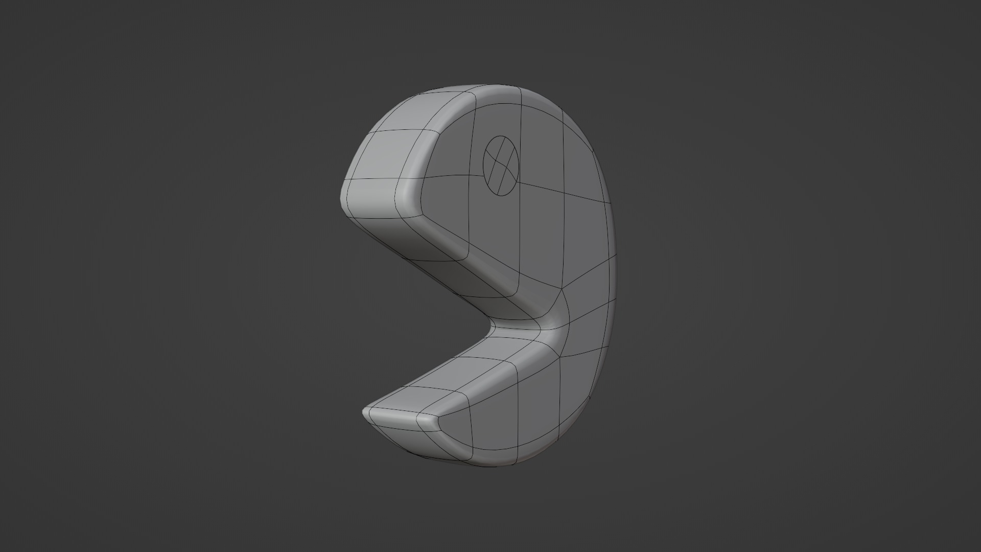 3D Pacman With Rig 3D model_13