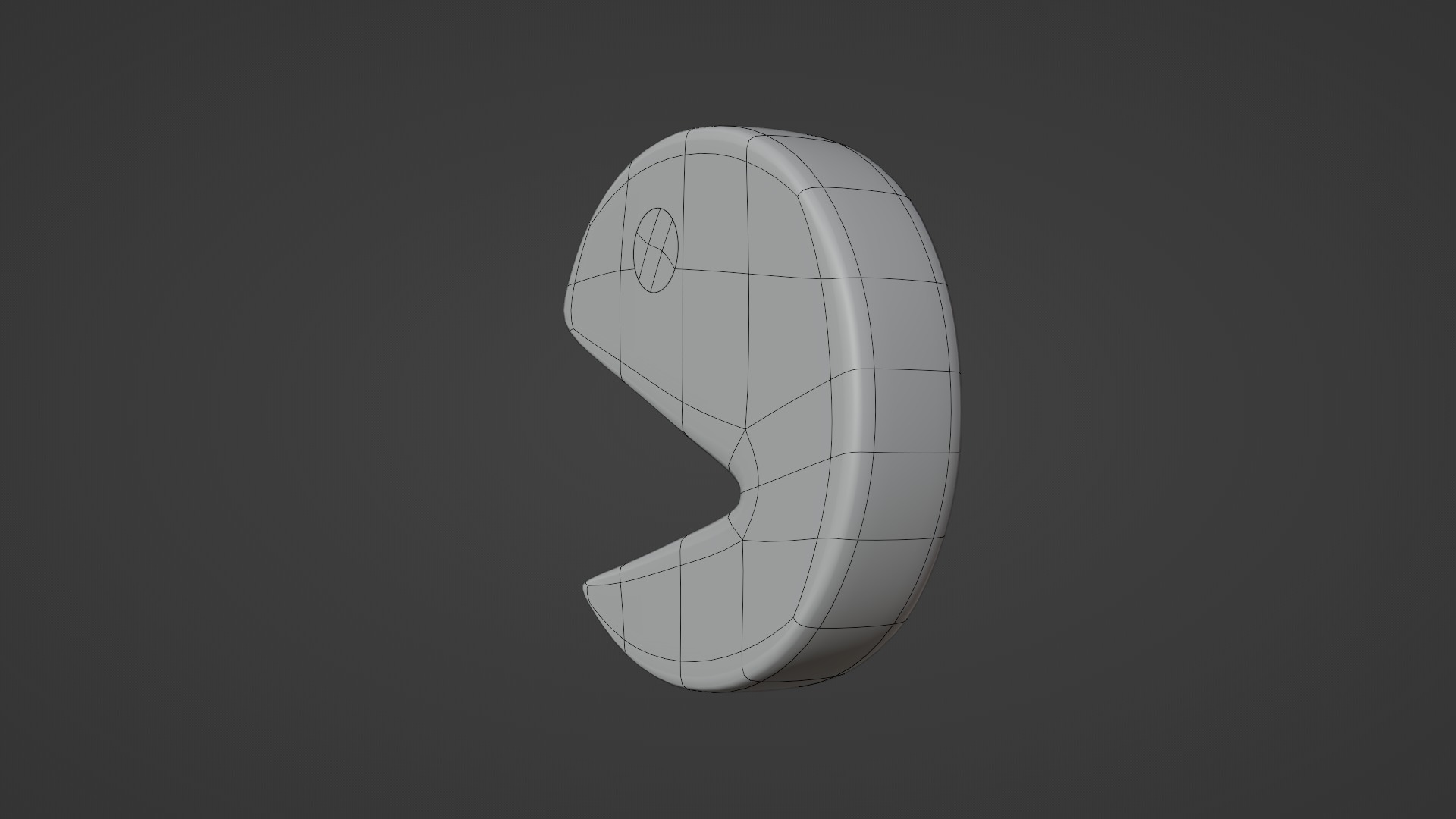 3D Pacman With Rig 3D model_12