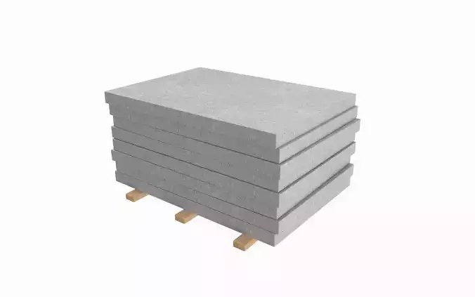 Concrete Panels On Wood Planks