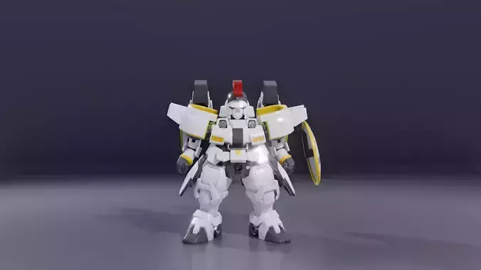 chibi tallgeez 1 Low-poly 3D model