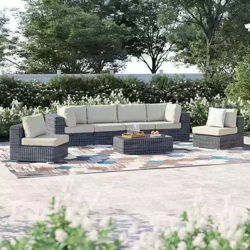 Keiran Wicker Rattan Seating Group 