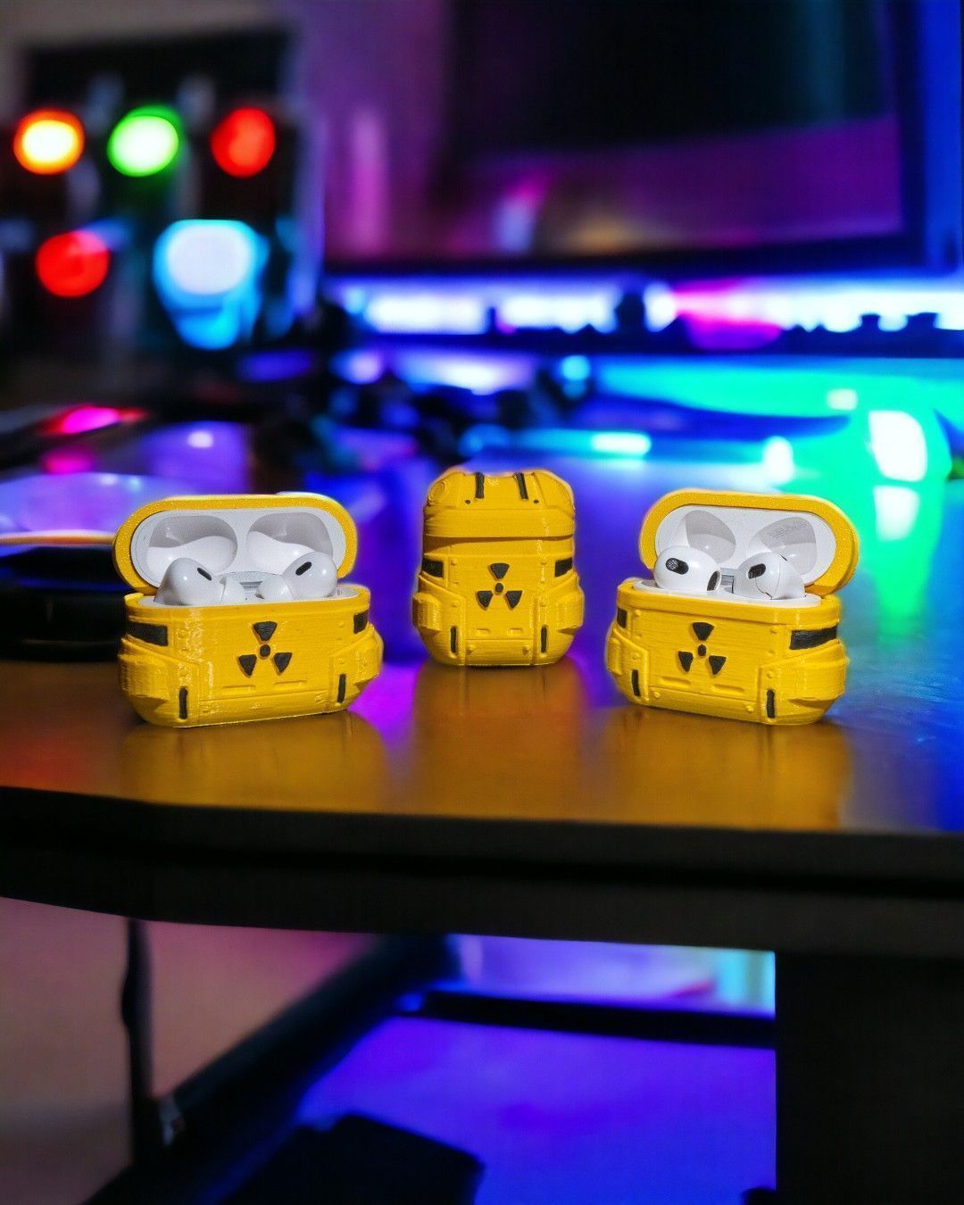 HazMat Suit Airpod Case and Holder 3D print model_4