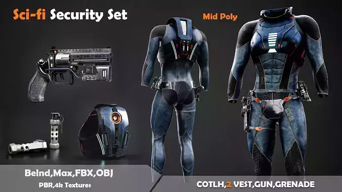 Scifi Security Set