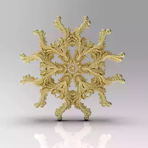 Fractal Kleinian - 6Fold Symmetry 3D print model