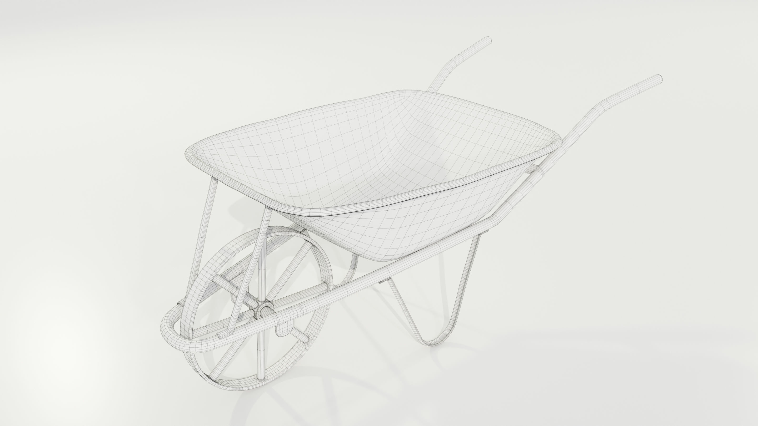 Old Rusty Wheelbarrow 3D model_13