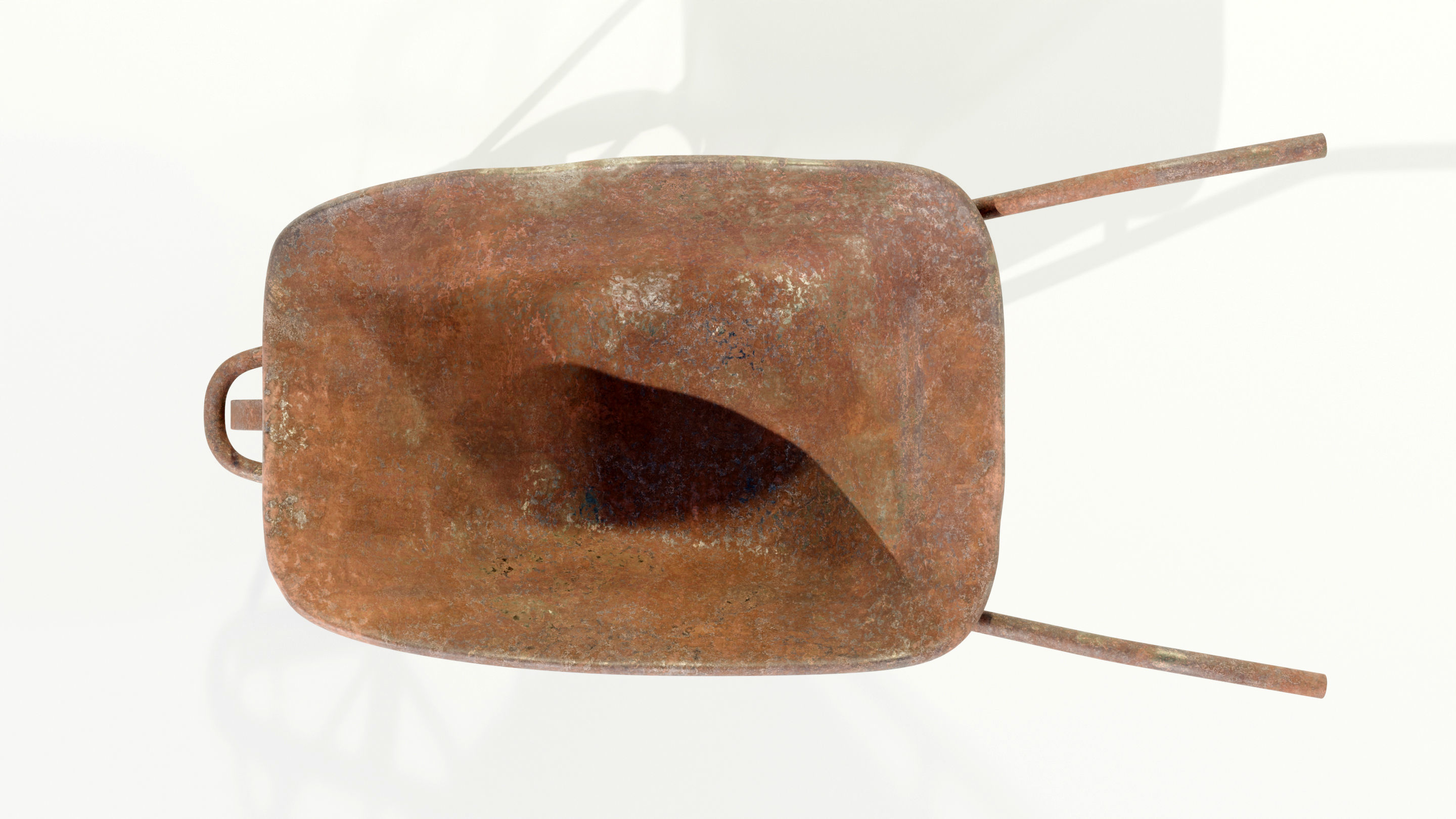 Old Rusty Wheelbarrow 3D model_10